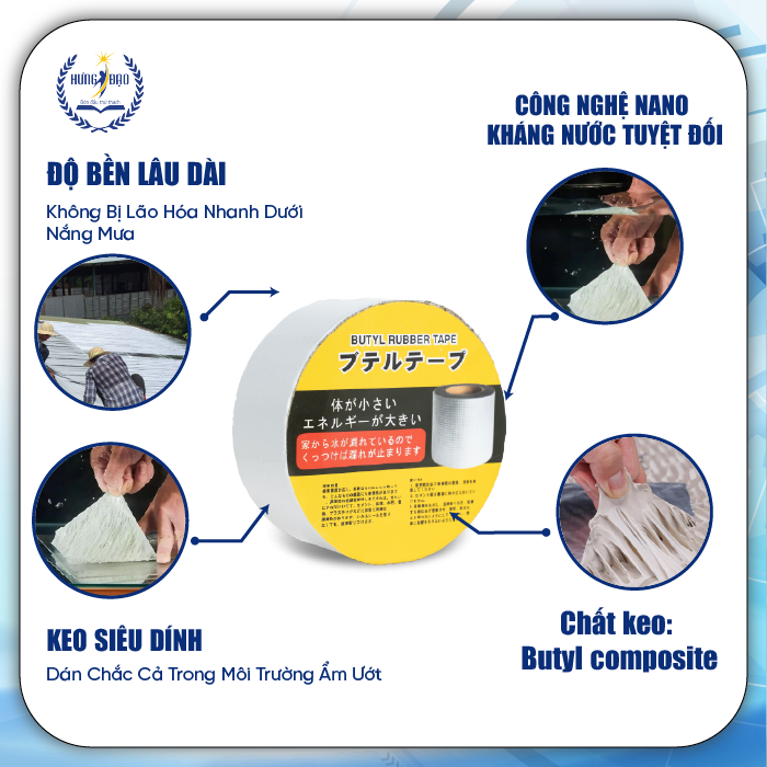 Băng keo chống thấm Nano Topone